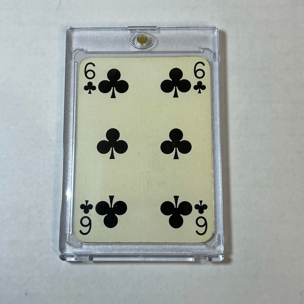 Louis Vuitton playing‎ card 6 of clubs